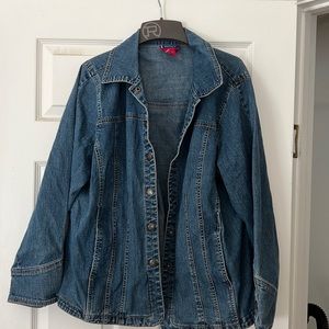 Cute jean jacket size 18/20